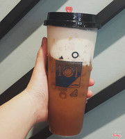 Trà Đào Macchiato