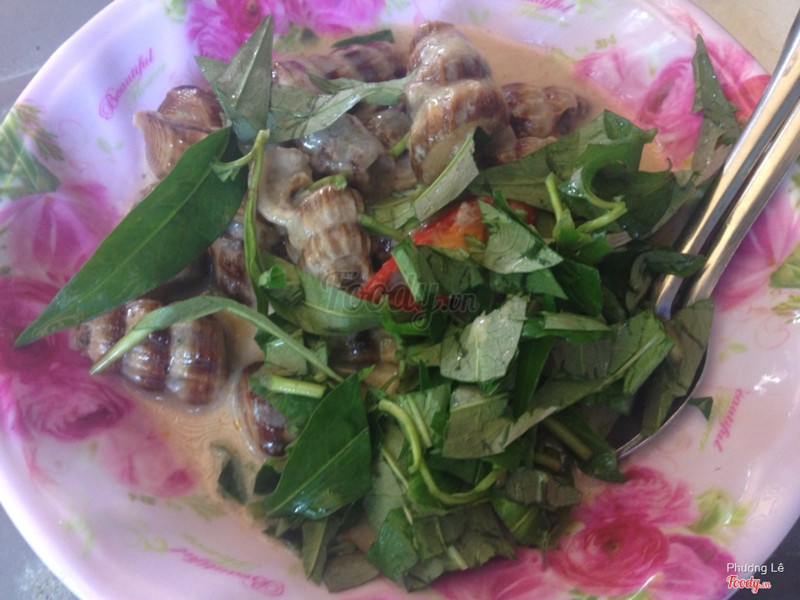 Ốc len xào dừa 30k/dĩa