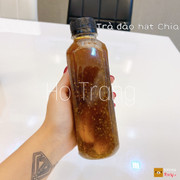 Trà đào hạt chia