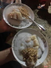 Chè chuối hấp