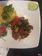 Cơm chiên bò lúc lắc