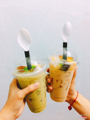 Trà sữa thái xanh & trà sữa đào