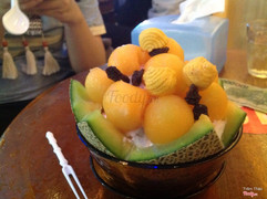 Bingsu dưa lưới