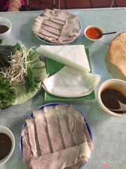 bánh tráng thịt heo