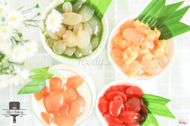 Hạt đát 4 vị: chanh dây, thơm, củ dền và lá dứa