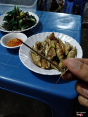 Gai chanh để lể ốc - lạ ha