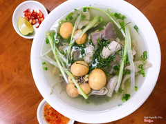 Bún lòng mề trứng non - 45k