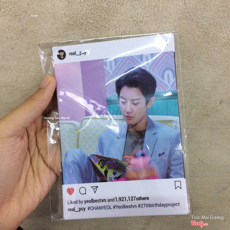 Card Instagram Chanyeol - EXO 