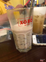 Ly thứ 1 mình đã uống được 1 ít ( nguội và đầy gạo rang - bạn nv cũng nói là cho ít gạo bởi khách hay bỏ không ăn )