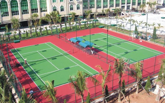 Sân Tennis - Trường TC Kĩ Thuật Bộ Công An