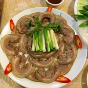 bò tơ hấp cuốn bánh tráng