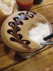 Beautiful coconut coffee