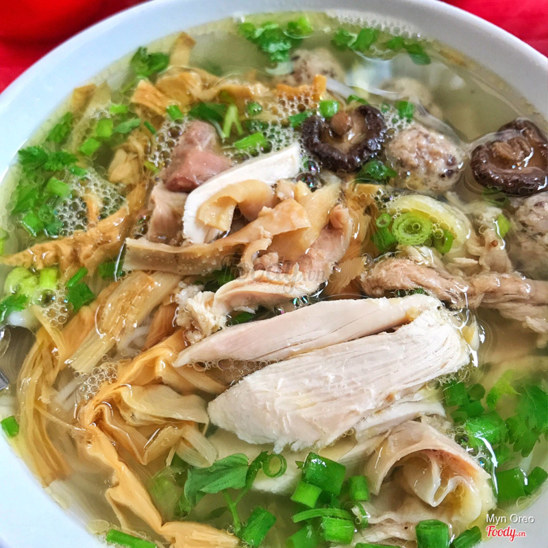 bún mọc gà