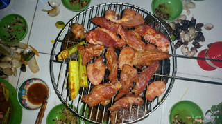 Cật, lá dừng nướng