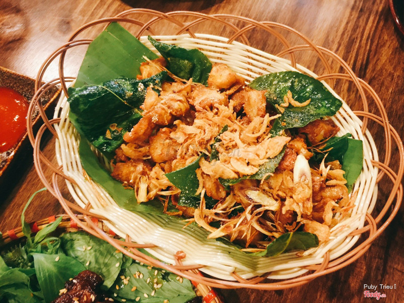 sụn gà rang muối