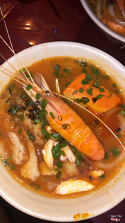 Bánh canh cua + tôm càng xanh + chả