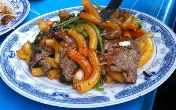 Bột Chiên, Nui Xào Bò & Mì Xào Bò