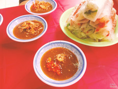 Bò bía chỉ có 3k/ cuốn thoi