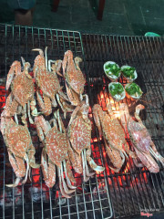 Ghẹ nhàng hấp nướng