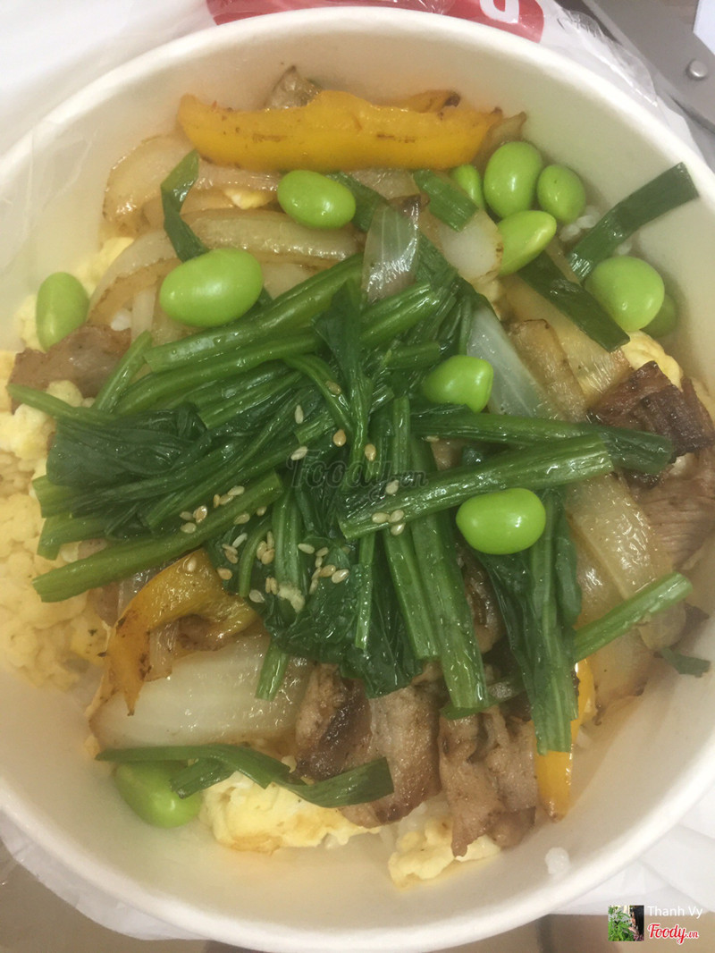  Cơm thịt heo xào