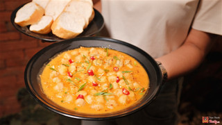 Răng mực xào trứng muối