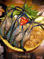 Lẩu sate tôm càng xanh