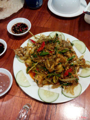 Ếch xào