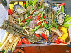 Lẩu khay hải sản (to)