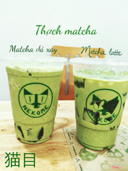 Matcha đá xay, matcha latte thêm thạch matcha