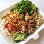 Bún trộn gân bò