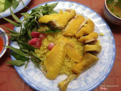 Cơm gà luộc