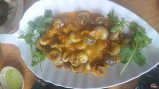 Ốc mỡ sốt phô mai trứng muối