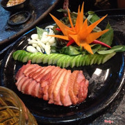 Thịt ngan nướng, chưa có trong menu