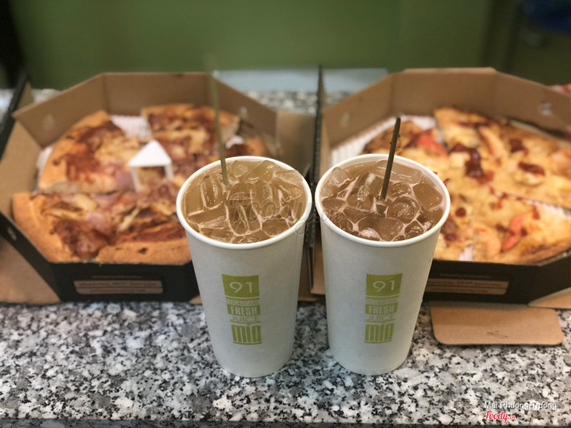 Nước mía hợp với mọi món ăn, nhất là pizzaaaaaaaa