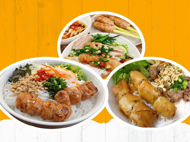 Bún Thịt Nướng, Nem Nướng & Chả Giò 6 Múi - Bạch Đằng