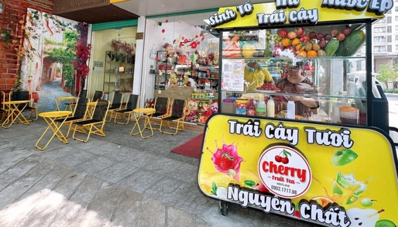 Yến Yến Minimart - Trà Trái Cây Tươi Cherry - Bến Vân Đồn