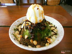 Bingsu green tea chocolate