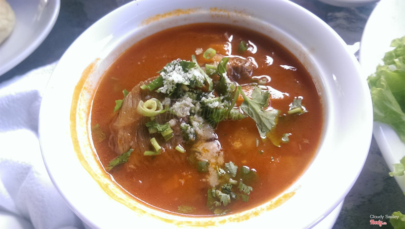 canh thịt bò hầm nấm 140k