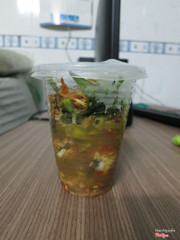 cút lộn xào me 

