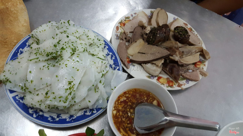 bánh hỏi lòng heo