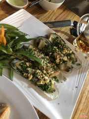 Ốc móng tay chúa nướng mỡ hành