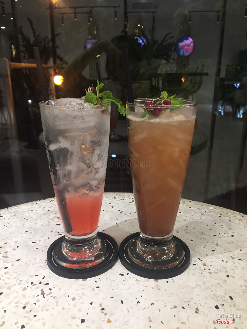 Cherry Rose Soda & Strawberry Pear Tea