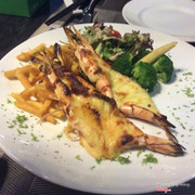 
tôm nướng phô mai