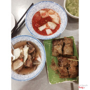 Bún chả & nem rán tôm cua biển