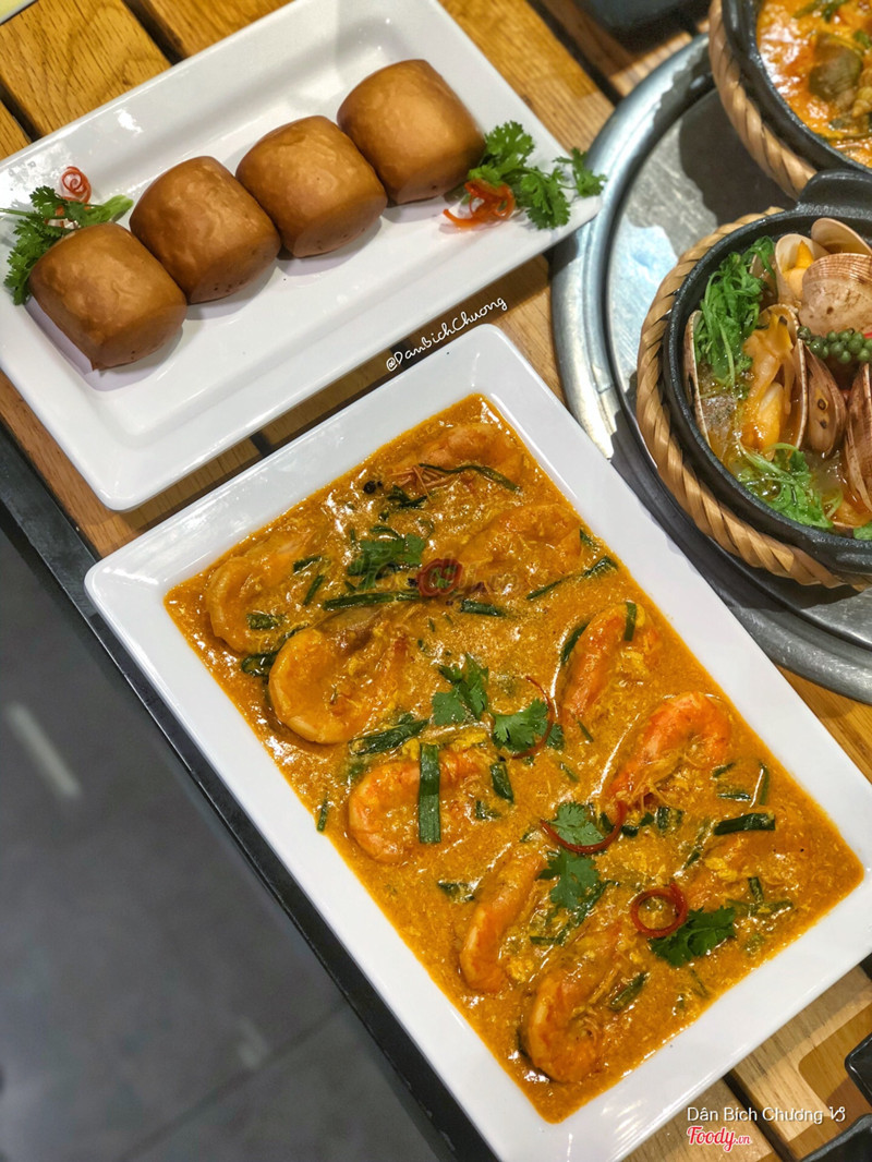 Cà ti tôm Kim Sa & bánh bao