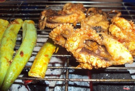 Mực nướng sa tế