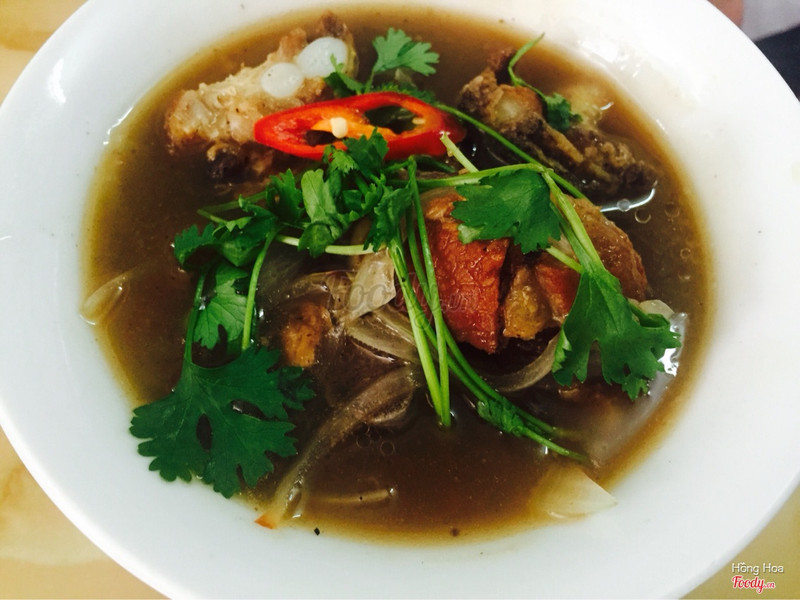 Cơm sườn rim tiêu