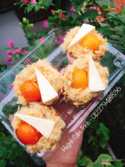 Bông lan trứng muối cupcake 38K