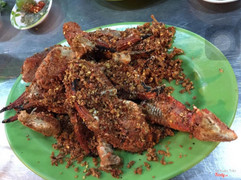 càng ghẹ rang muối ớt