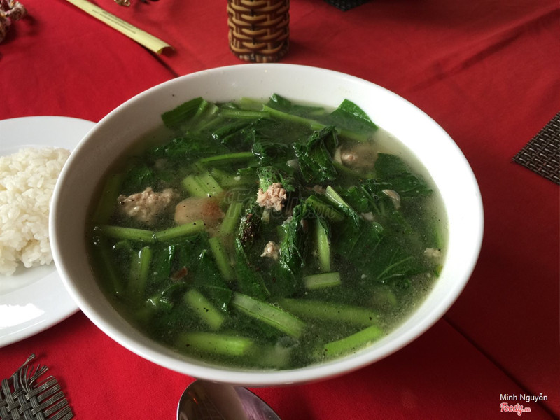 Canh cải thịt heo